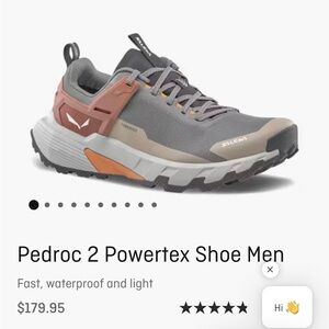 Salewa Men's Pedroc 2 PTX M Athletic Shoes - Bungee Cord and Quicksand